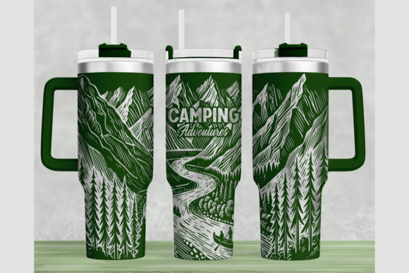 Adventures 40oz Laser Tumbler Wrap SVG Graphics for Tumbler Wraps