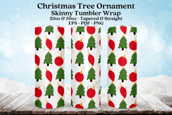Christmas Ornament Tumbler Wrap Graphics Review
