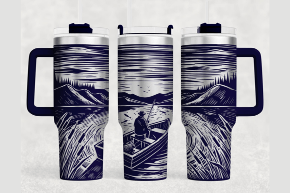 Fishing 40oz Laser Tumbler Wrap SVG: A Designer Review for Real Client Work