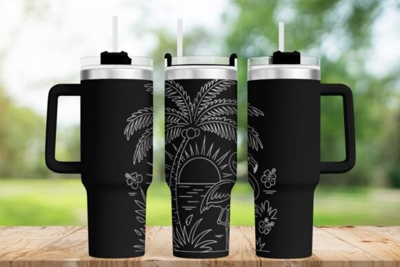 Flamingo Laser Svg Tumbler Full Wrap: Graphics & Tumbler Wraps Review