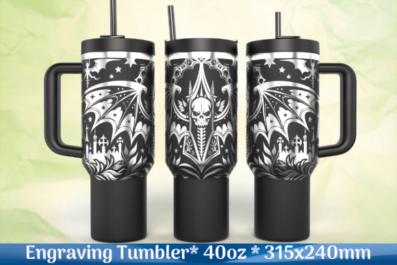 Gothic Skull Wings SVG: A Graphics Review for Laser Engraving