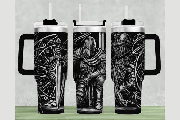 Knight 40oz Laser Tumbler Wrap SVG: Graphics & Laser Engraving Review