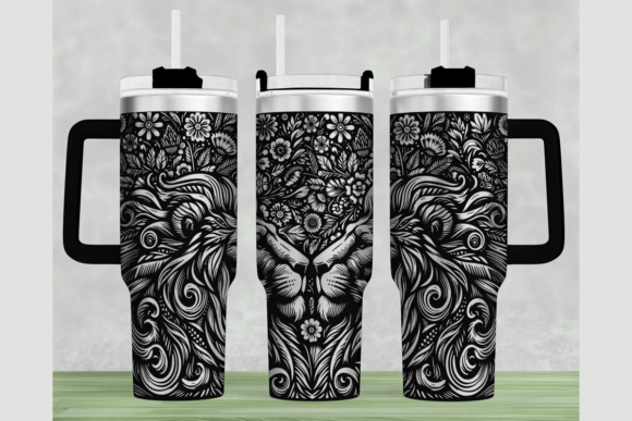Lionfloral 40oz Laser Tumbler Wrap: Graphics Review