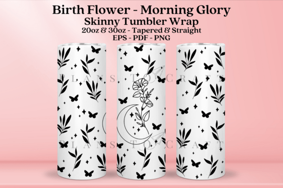 Morning Glory Skinny Tumbler Wrap: Graphics & Tumbler Wraps Review