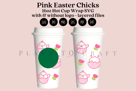 Pink Easter Chicks Tumbler Wraps Graphics Review