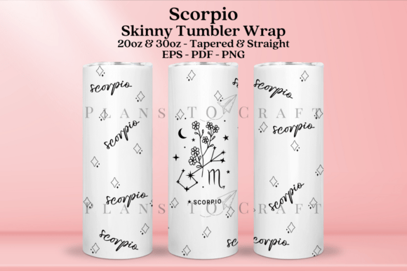 Scorpio Zodiac Skinny Tumbler Wrap SVG: A Designer's Review