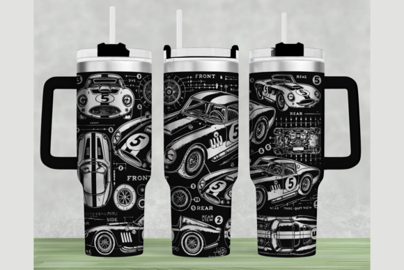 Sports Car 40oz Tumbler Wrap: Graphics & Tumbler Wraps Reviewed