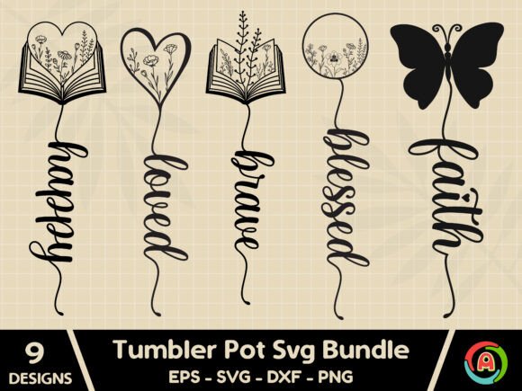 Tumbler Pot Svg Bundle Review for Crafts & Graphics