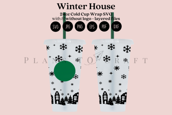Winter Christmas 24oz Cold Cup Tumbler Graphics Review